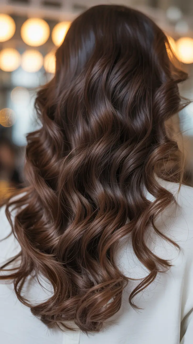 brunette hair color 2026 Chocolate Silk Brunette