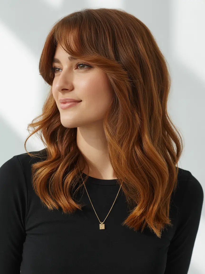 brunette hair color 2026 Amber Honey Brunette