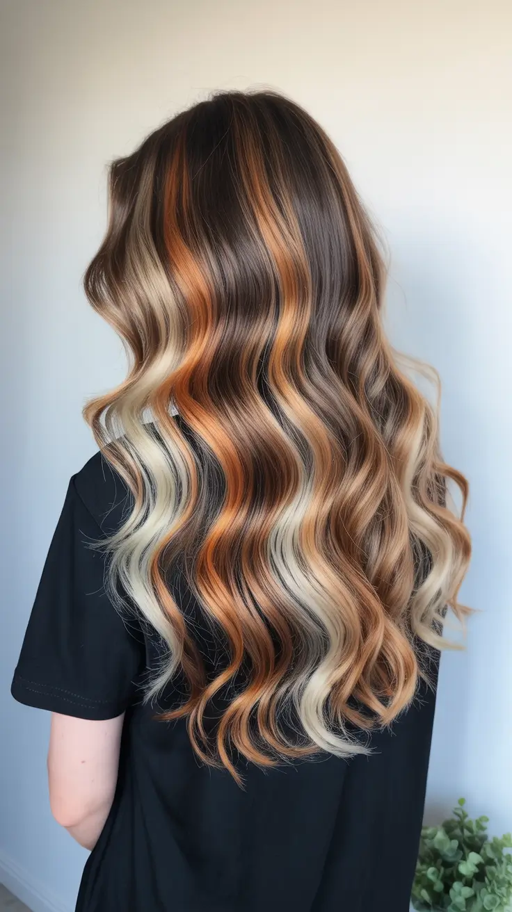 calico hair color 2026 Amber Ribbon Calico Waves