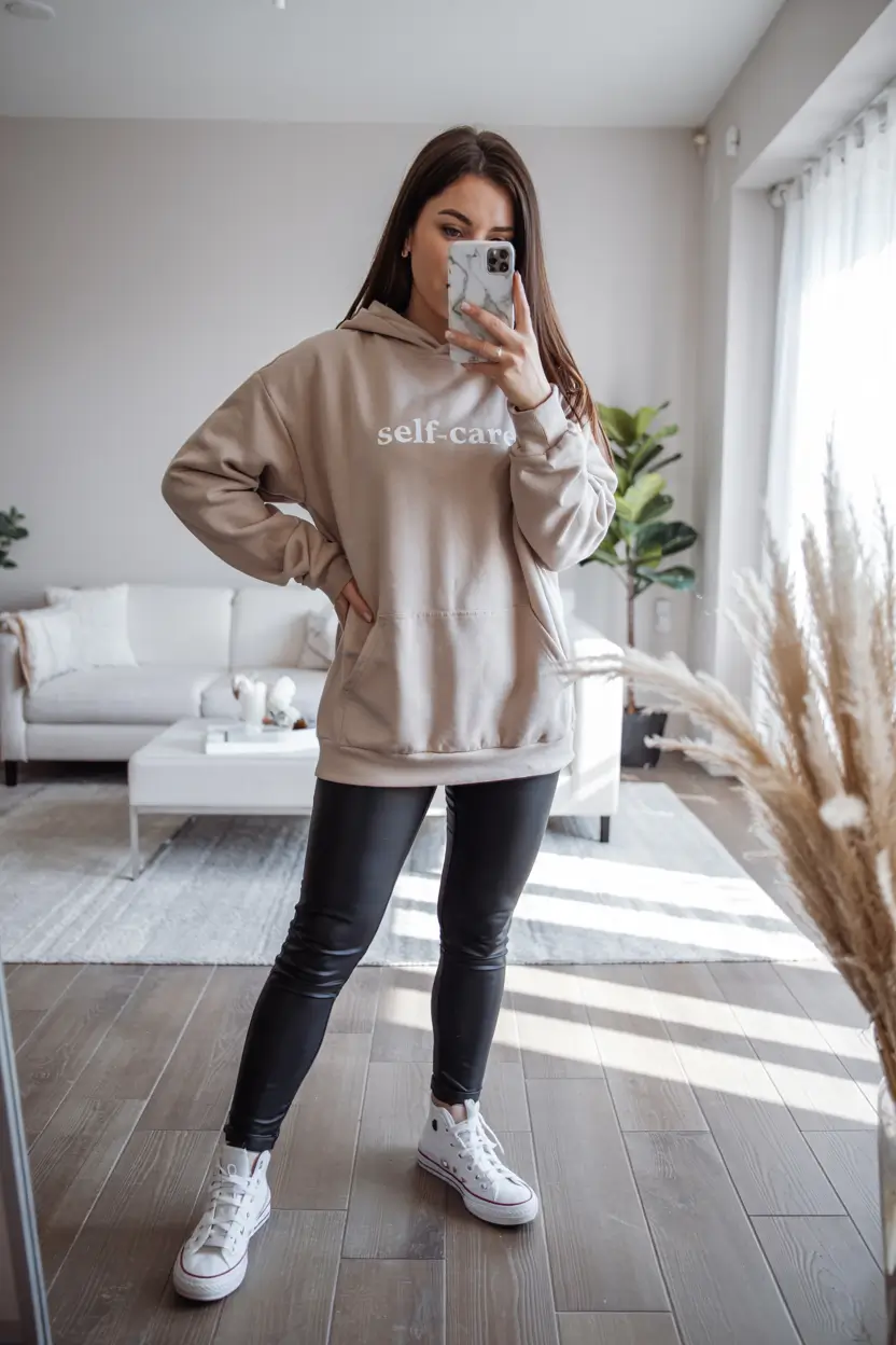 capsule wardrobe outfits 2026 Soft Lounge Layers for Minimalist At-Home Days