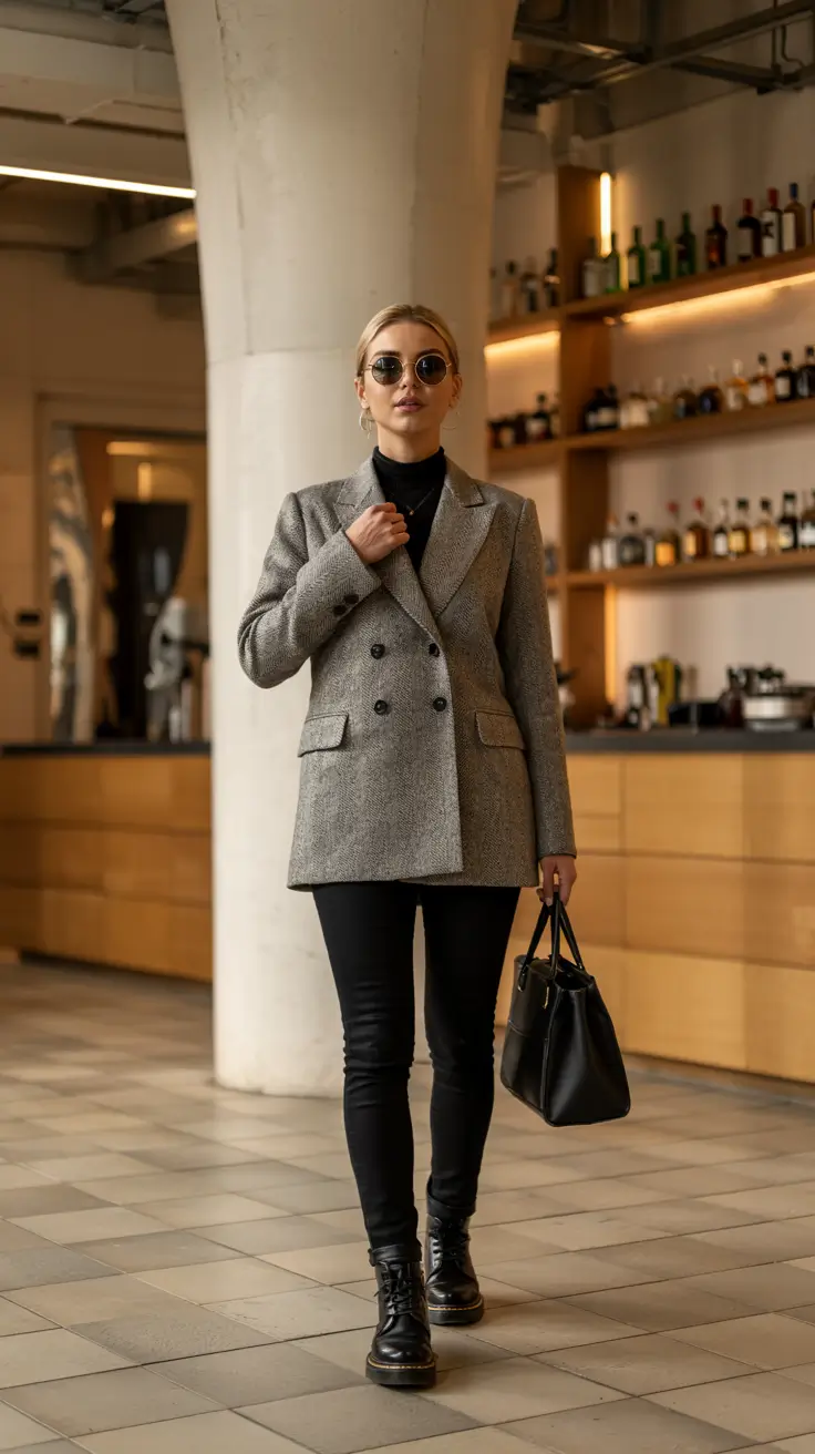 capsule wardrobe outfits 2026 Tailored Structure for Winter Mornings