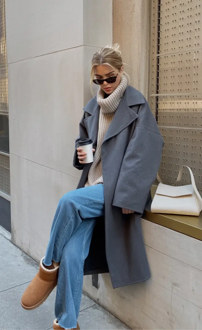 ugg outfits 2026 City Cool in Oversized Layers