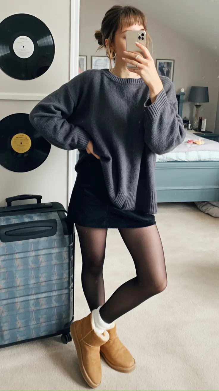 ugg outfits 2026 Soft Grunge Revival