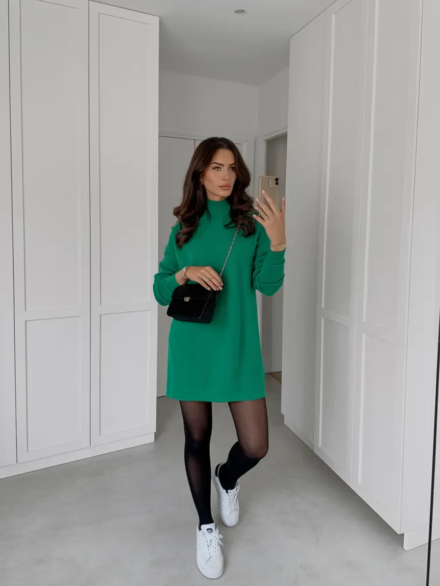 brunch outfits Playful Emerald Moment