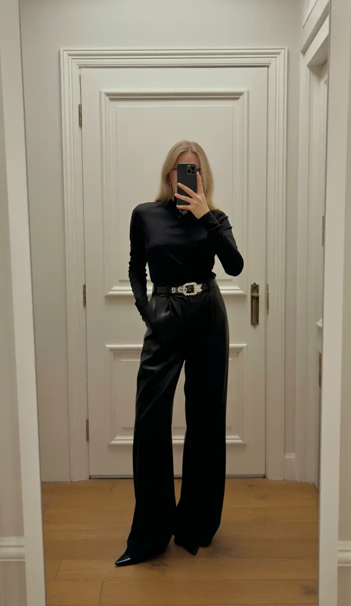 brunch outfits Monochrome Power Play