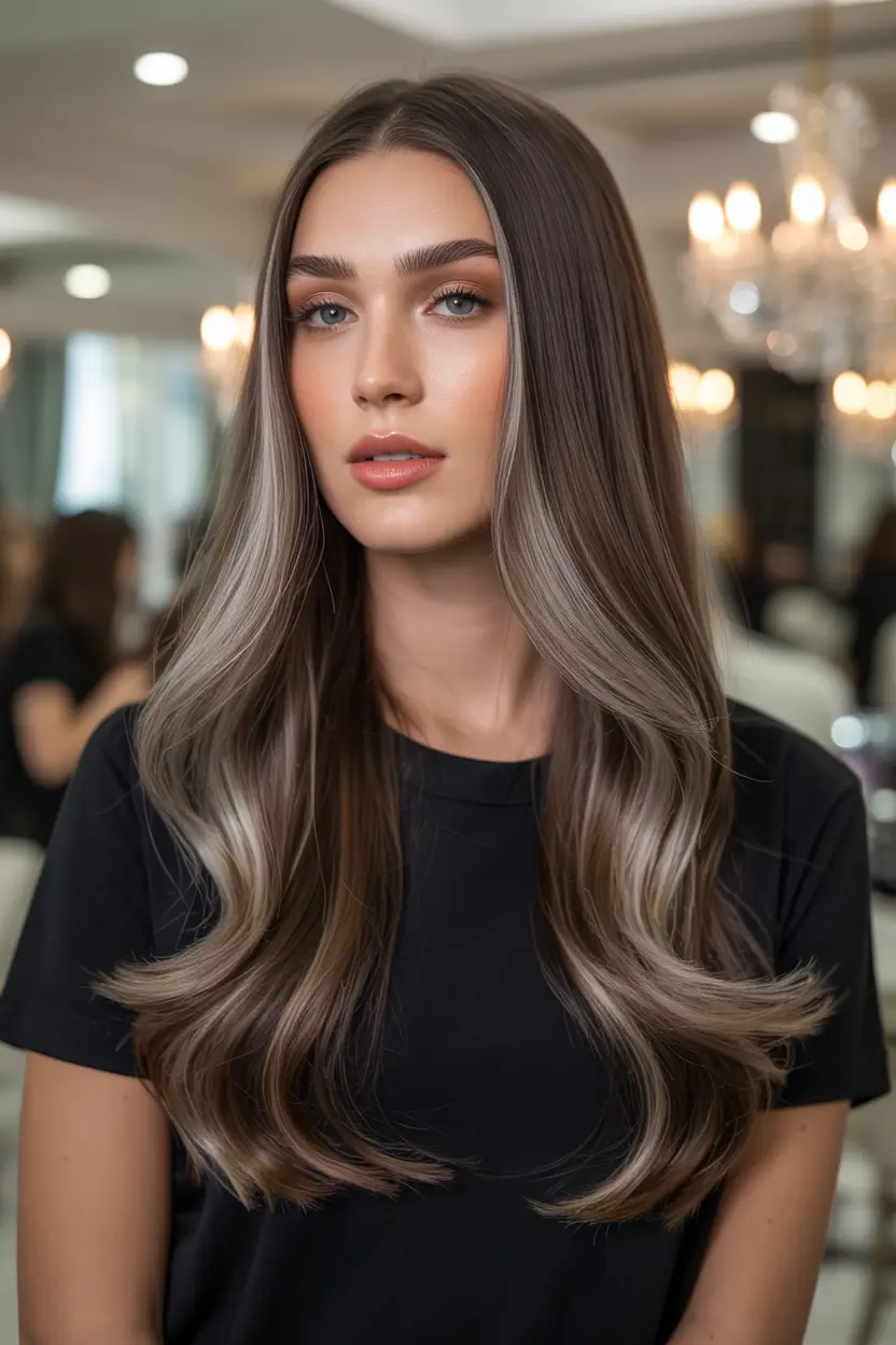 chocolate brown hair color 2026 Cool Espresso Melt