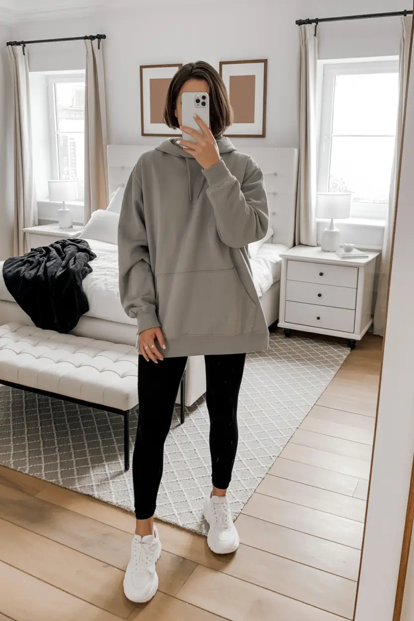workout outfits women Muted Harmony Minimal Meets Cozy