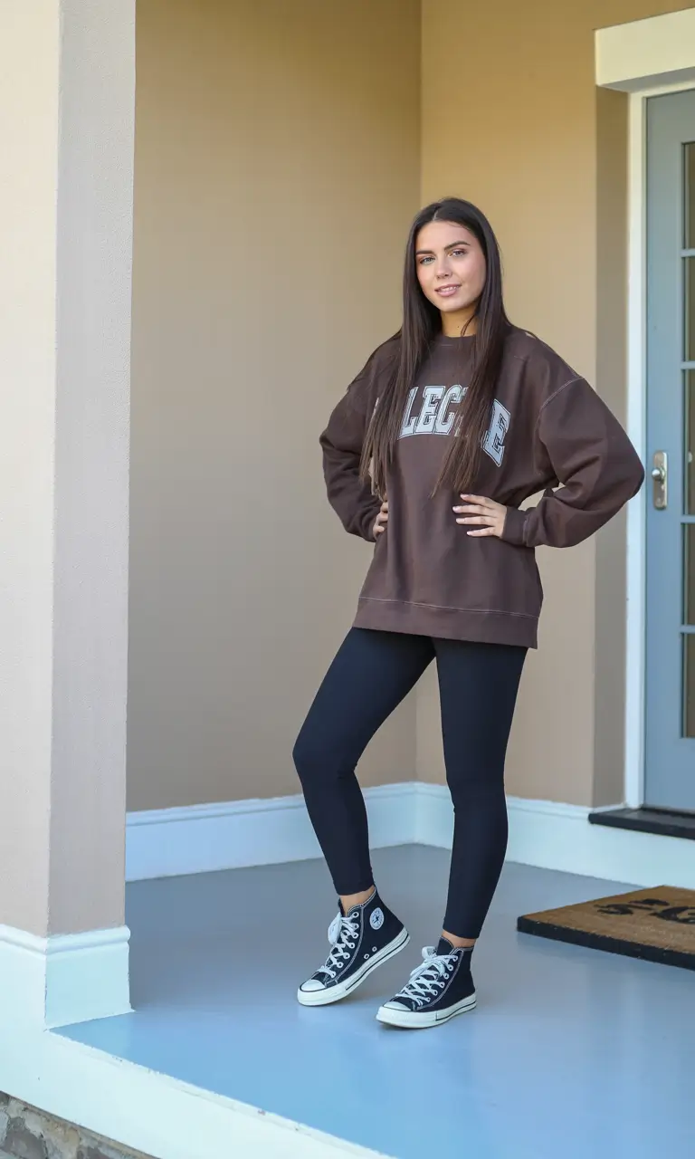 workout outfits women Chocolate College Cool