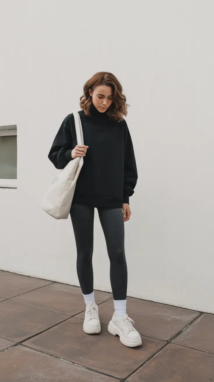 workout outfits women Quiet Charcoal Minimalist Cool