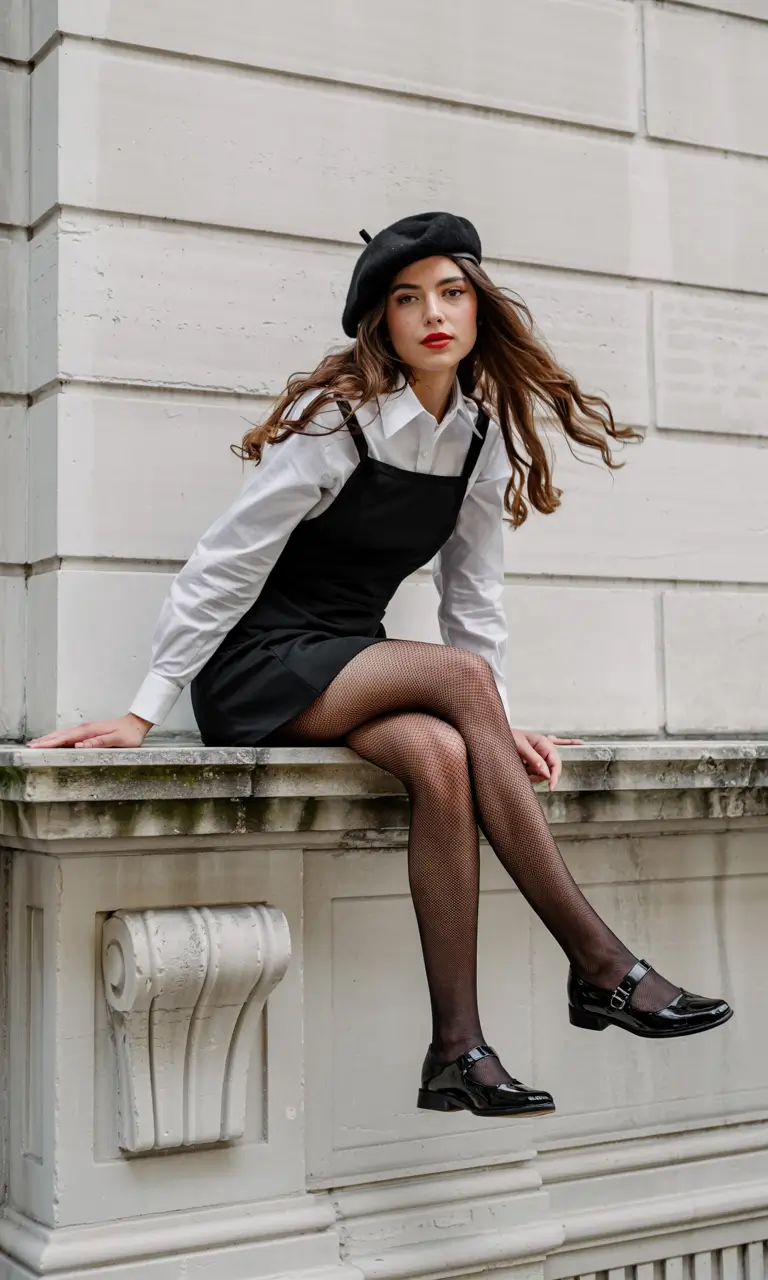 cute outfits for school Parisian School-Girl Revival