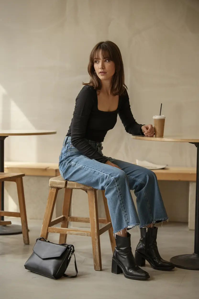 cute outfits with jeans Coffee Break Cool