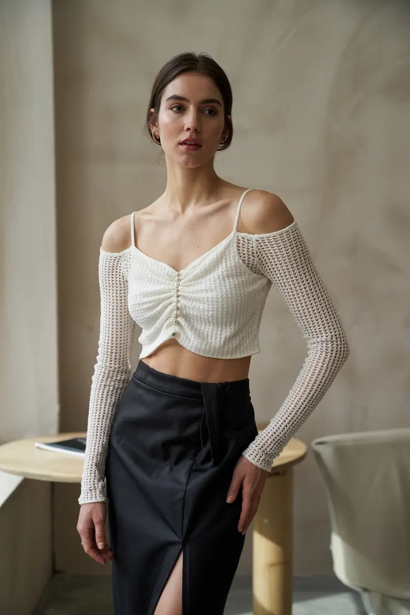 cute outfits for fall Minimal Romance in Monochrome