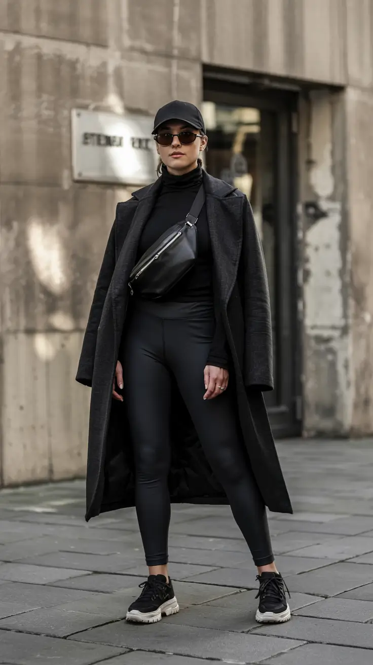 Cute everyday outfits 2026 Dark Minimalism for Busy Days