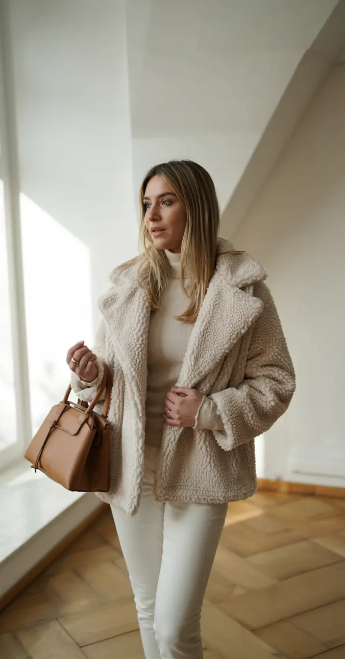 Cute everyday outfits 2026 The All-Cream Winter Glow