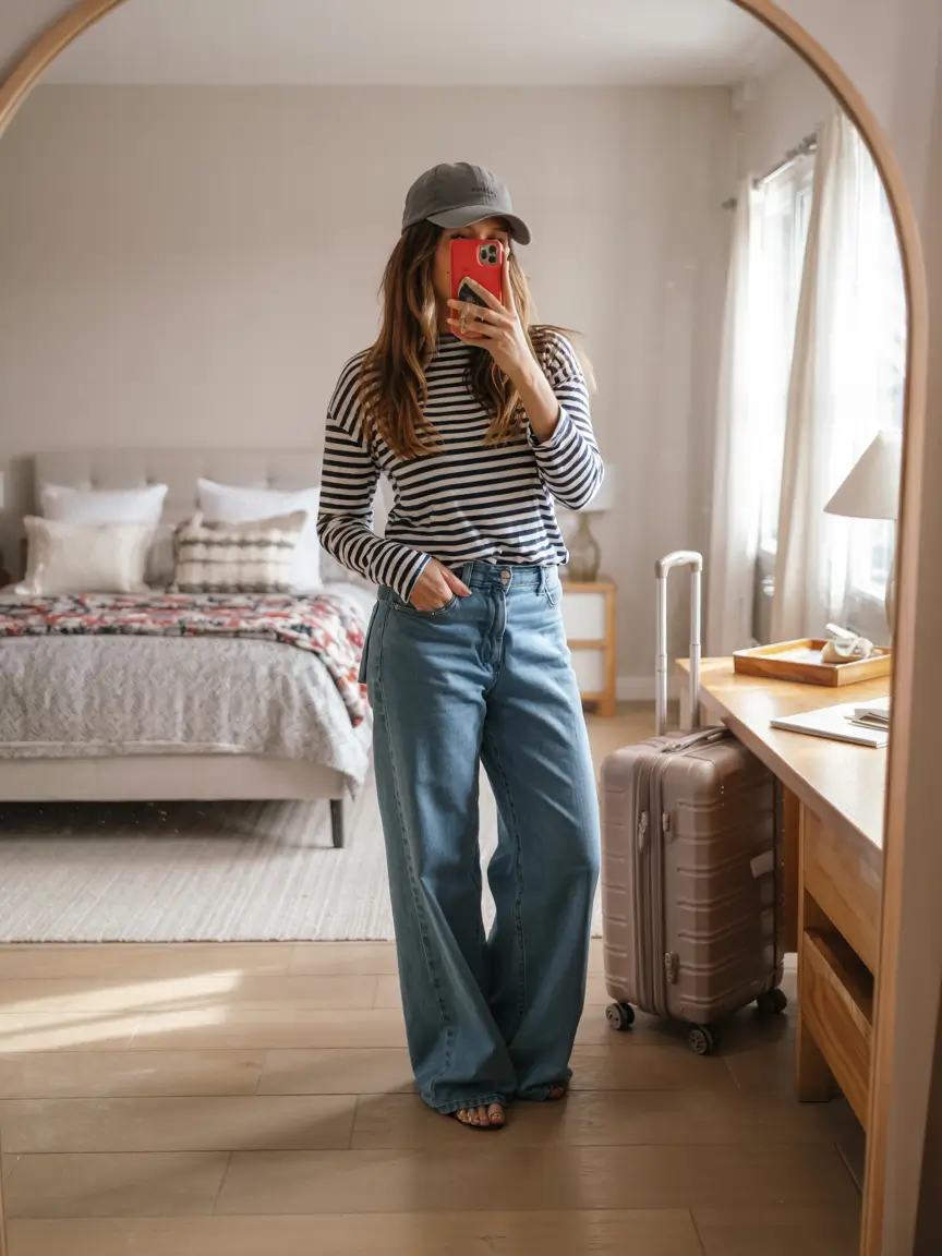 outfits midsize verano Laid-Back Stripes for a Summer NYC Vibe