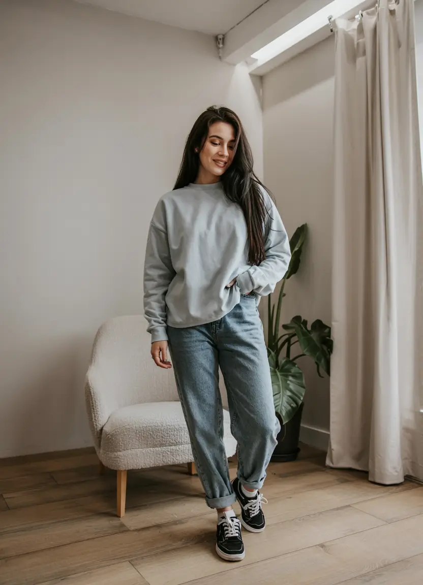 outfits midsize girl Soft Blue Ease