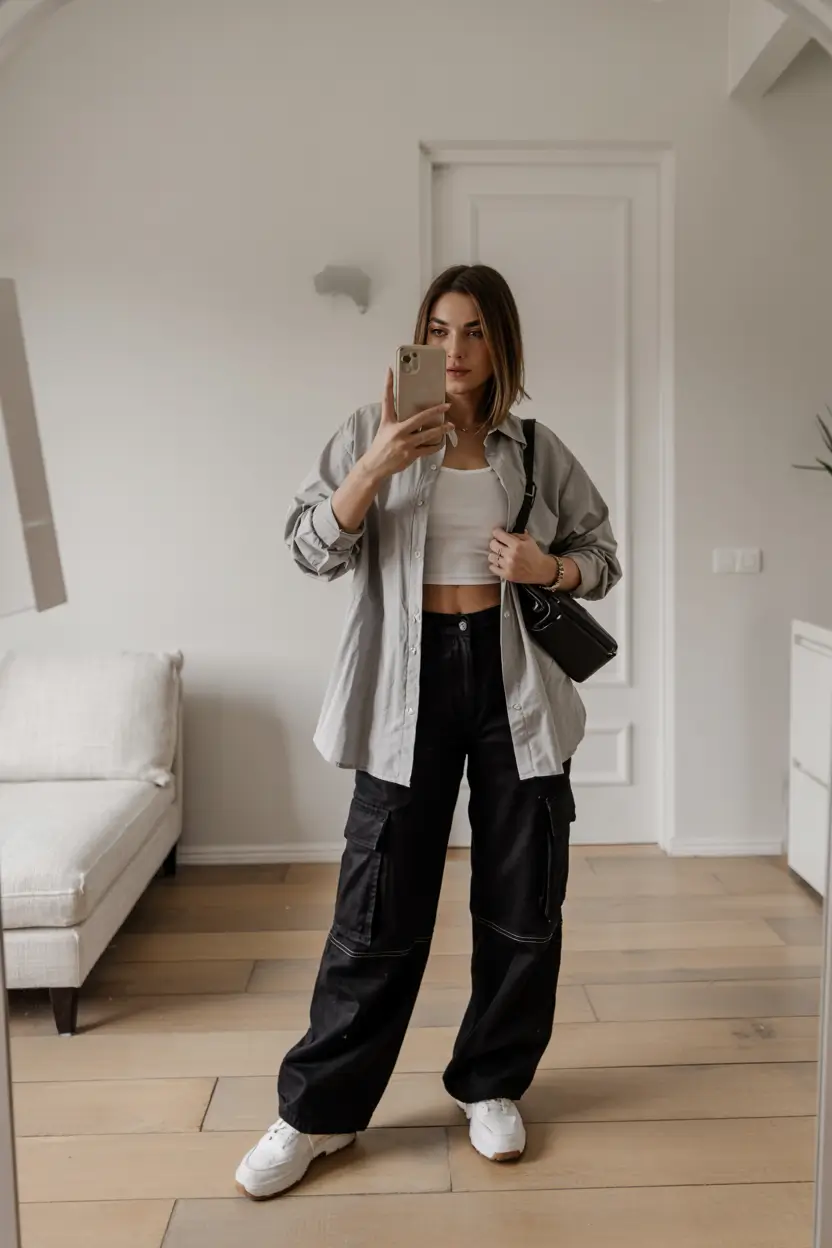 outfits midsize girl black Cool Utility Street