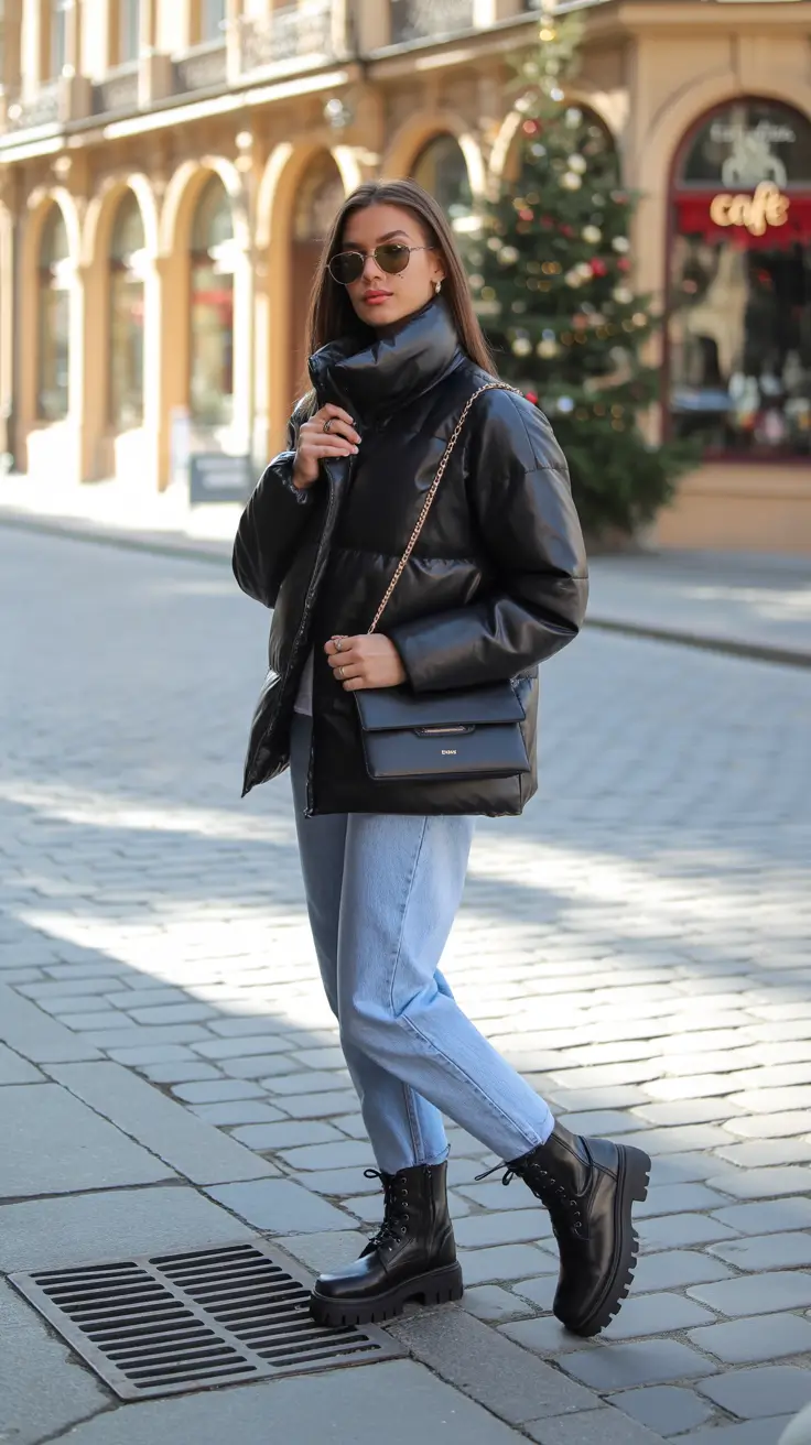 trendy outfits for women Urban Leather Cool