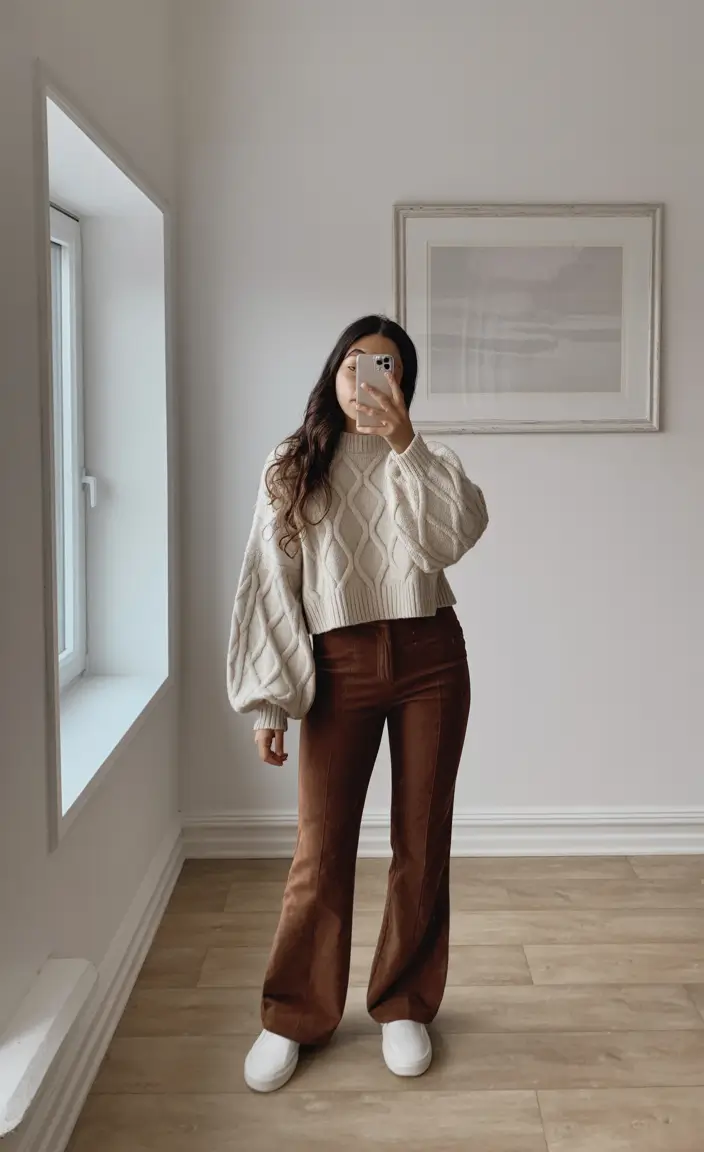 trendy outfits winter 2026 Warm Tones Revival