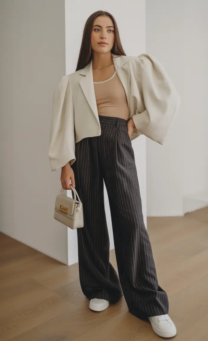 trendy outfits dress to impress Structured Power Chic