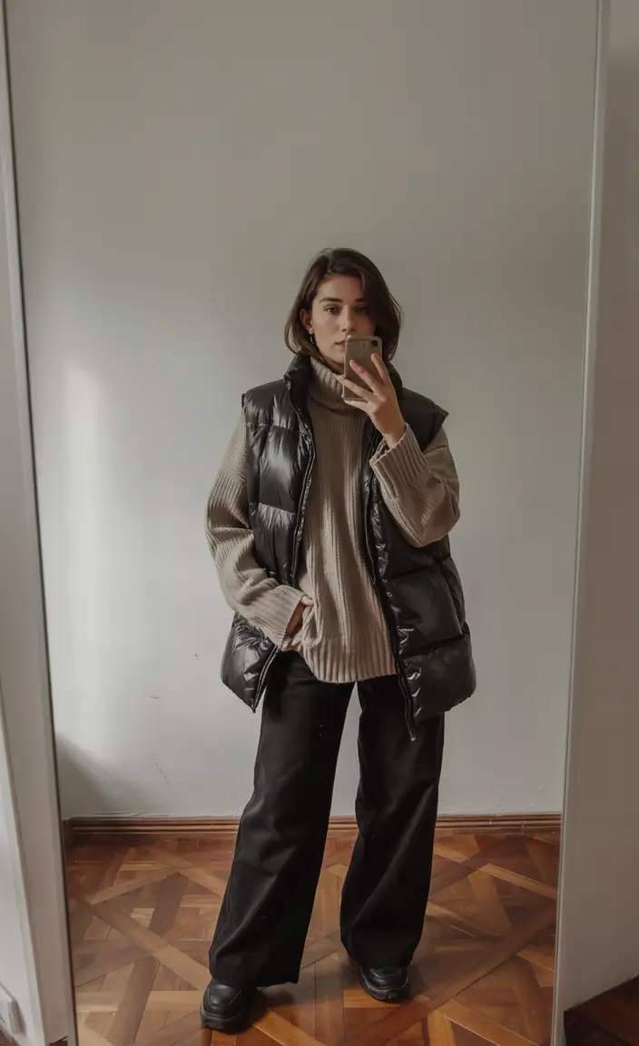 fashion outfits winter Soft Armor: Layered Fall Streetwear