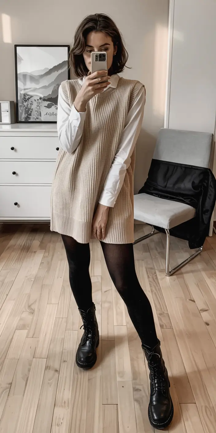 going out outfits college Smart Minimalism Sweater Vest Reinvented