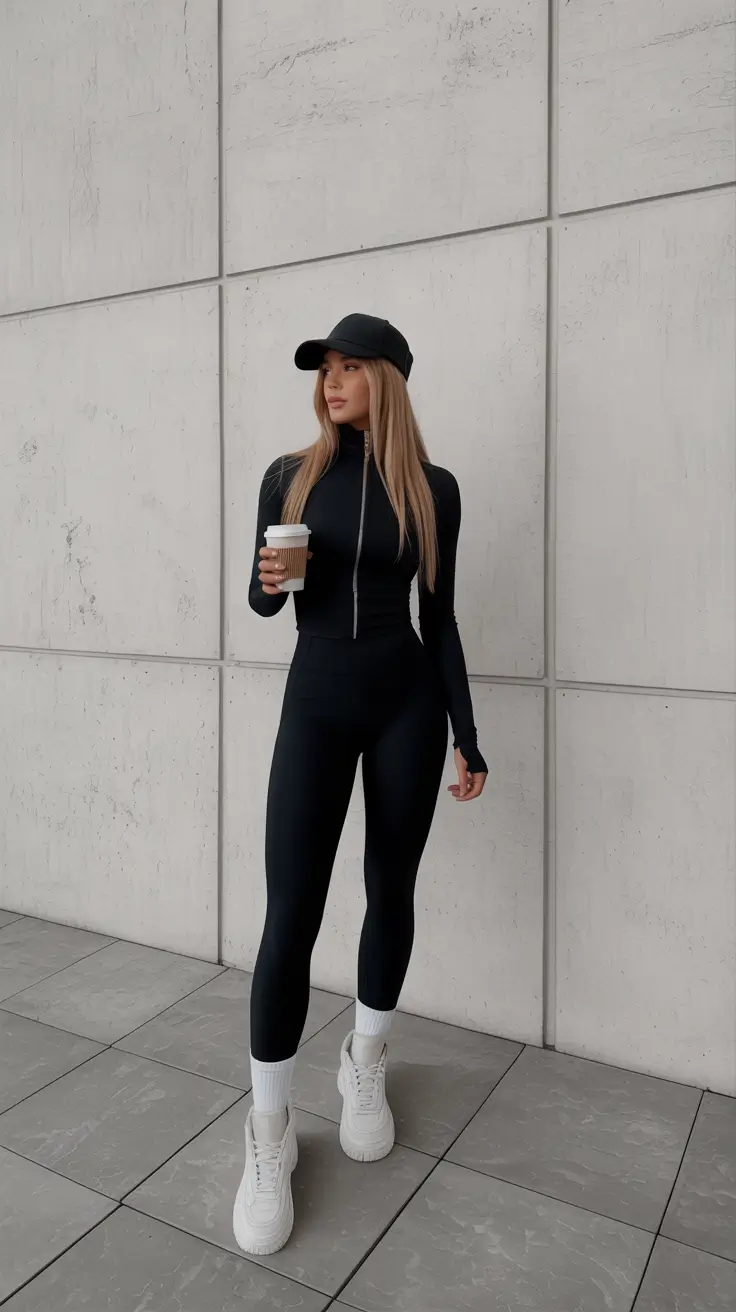 gym outfits for women Urban Black Coffee Run