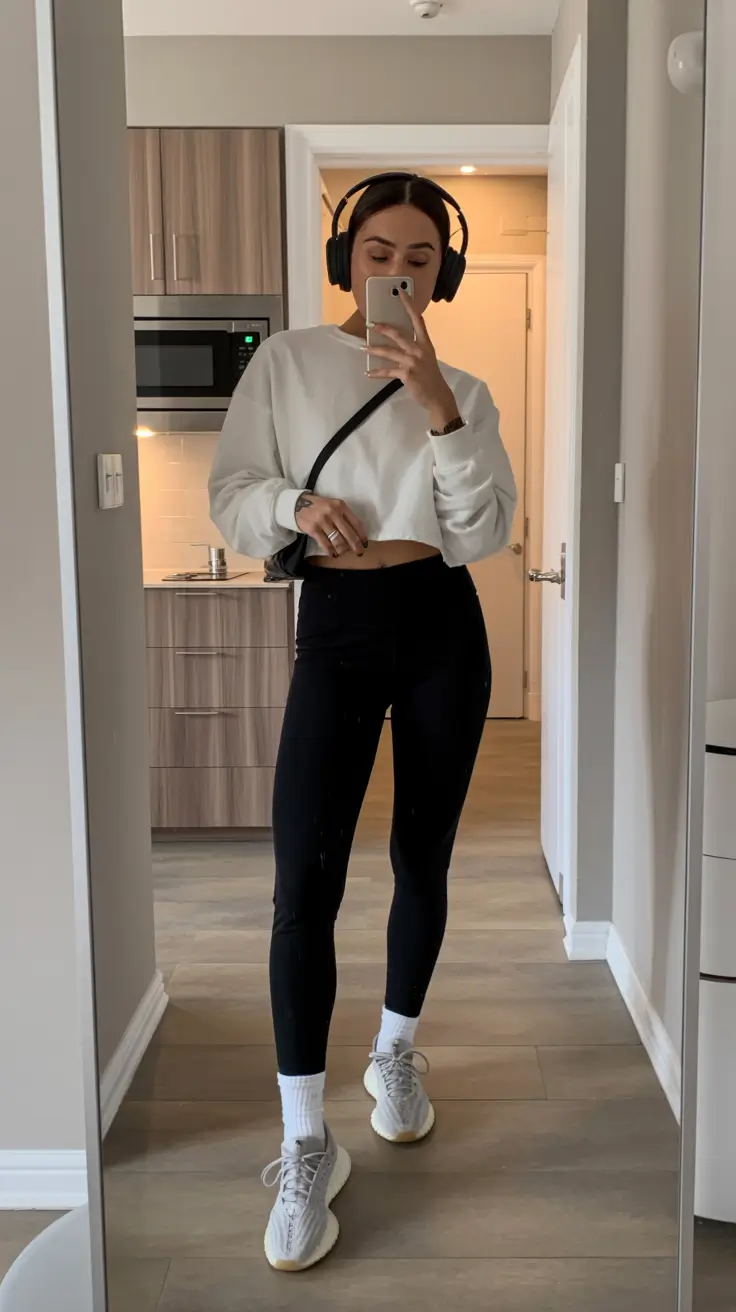 gym outfits for women Monochrome Street Ease