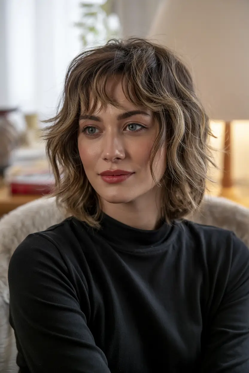 Haircut Ideas 2026 Soft Shaggy Fringe Movement