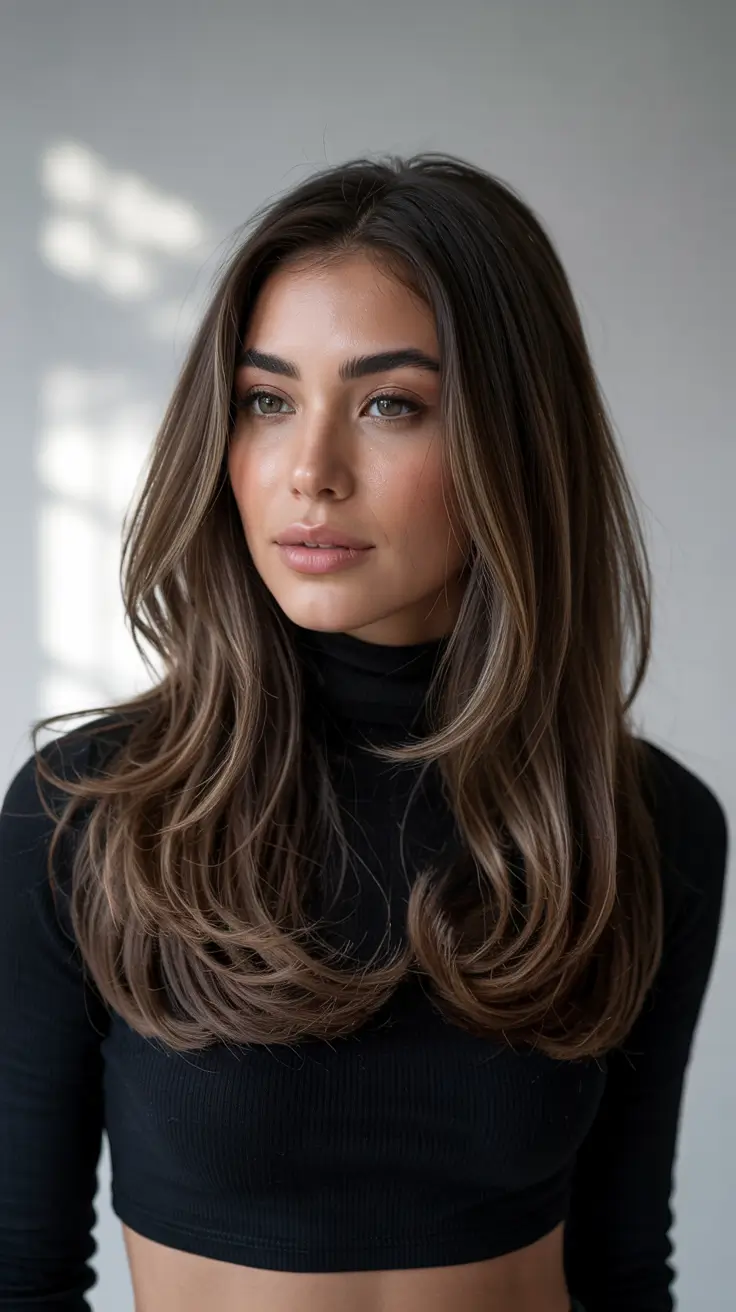 haircuts for long hair 2026 Refined Long Layers with Polished Texture