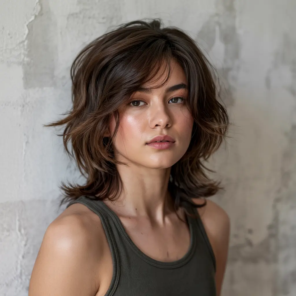 haircuts for thin fine hair 2026 Layered Shag Revival