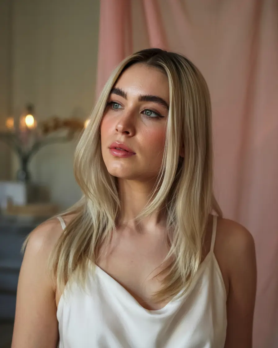 haircuts for thin fine hair 2026 Platinum Sleek Elegance