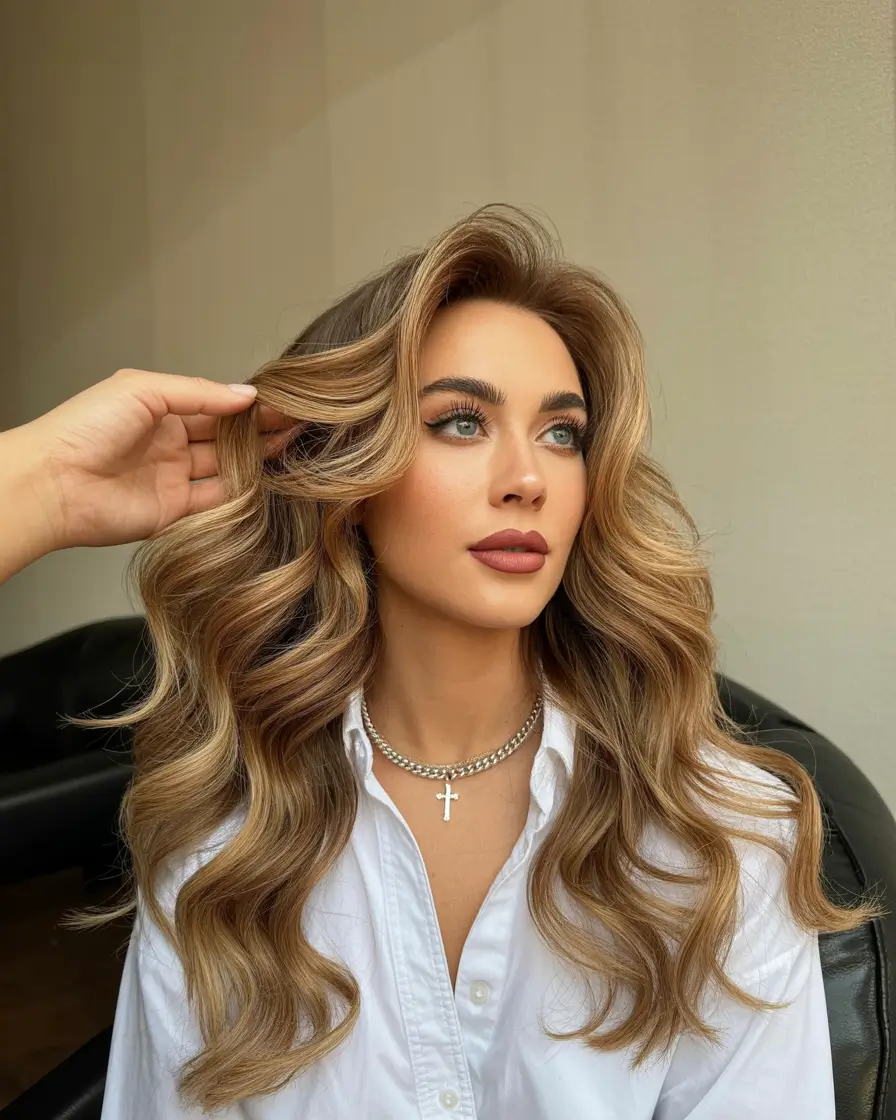 honey blonde hair color 2026 Soft Luxe Honey Glam