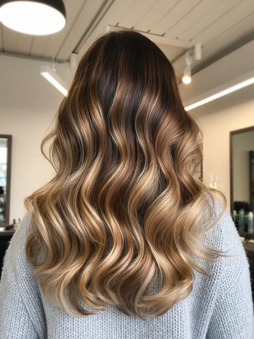 honey brown hair color 2026 Soft Honey Waves