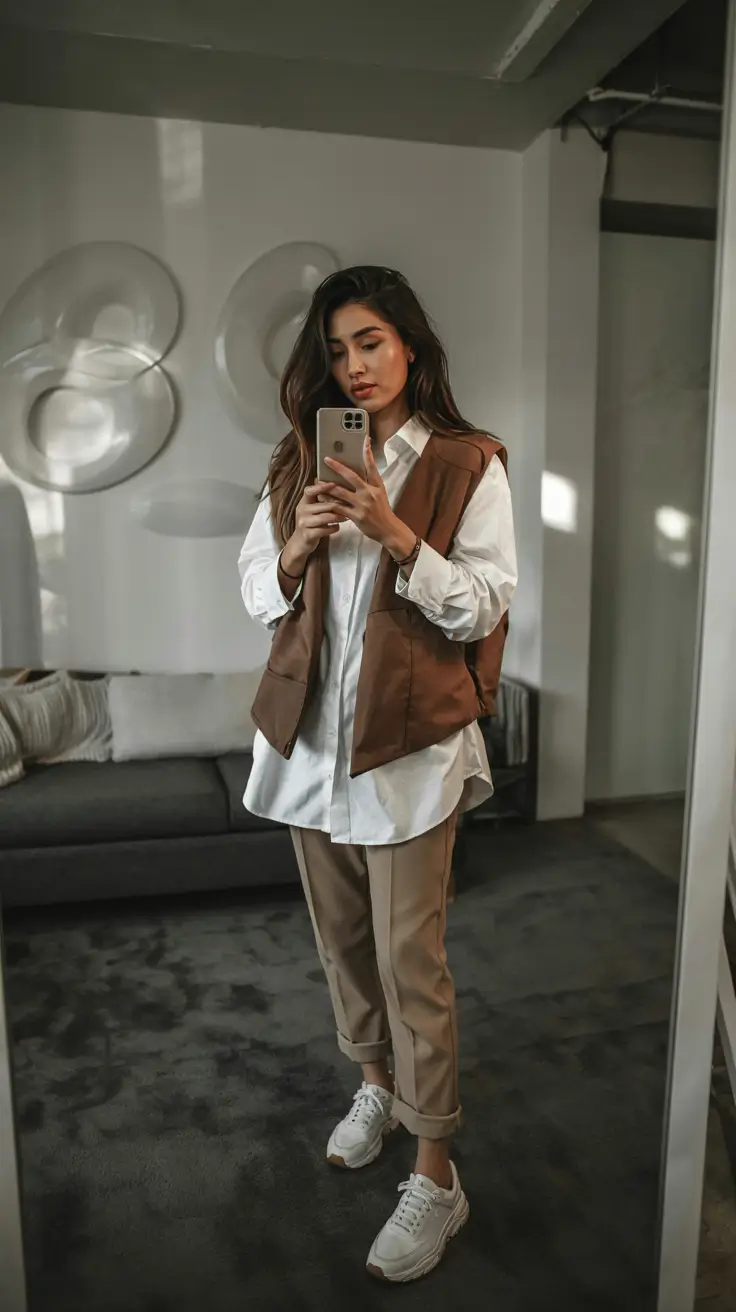 outfits layering Urban Minimalist Layers