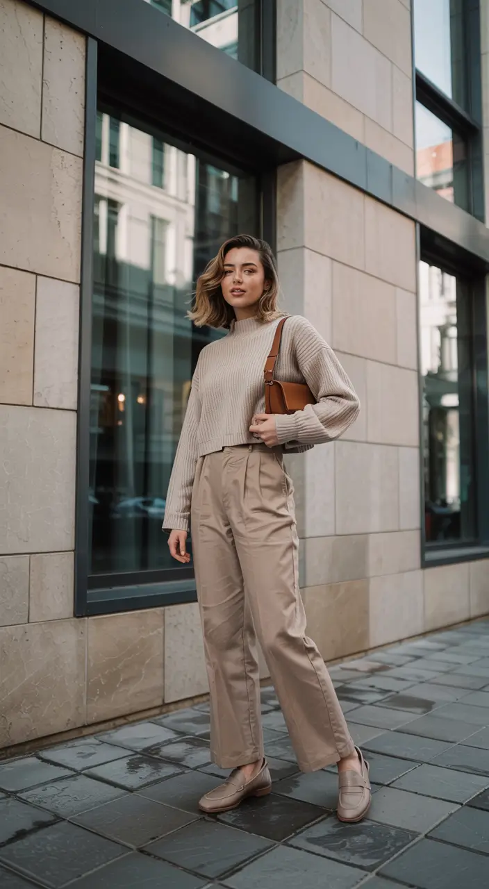 modest outfits for women 2026 Soft Neutrals and Effortless Calm