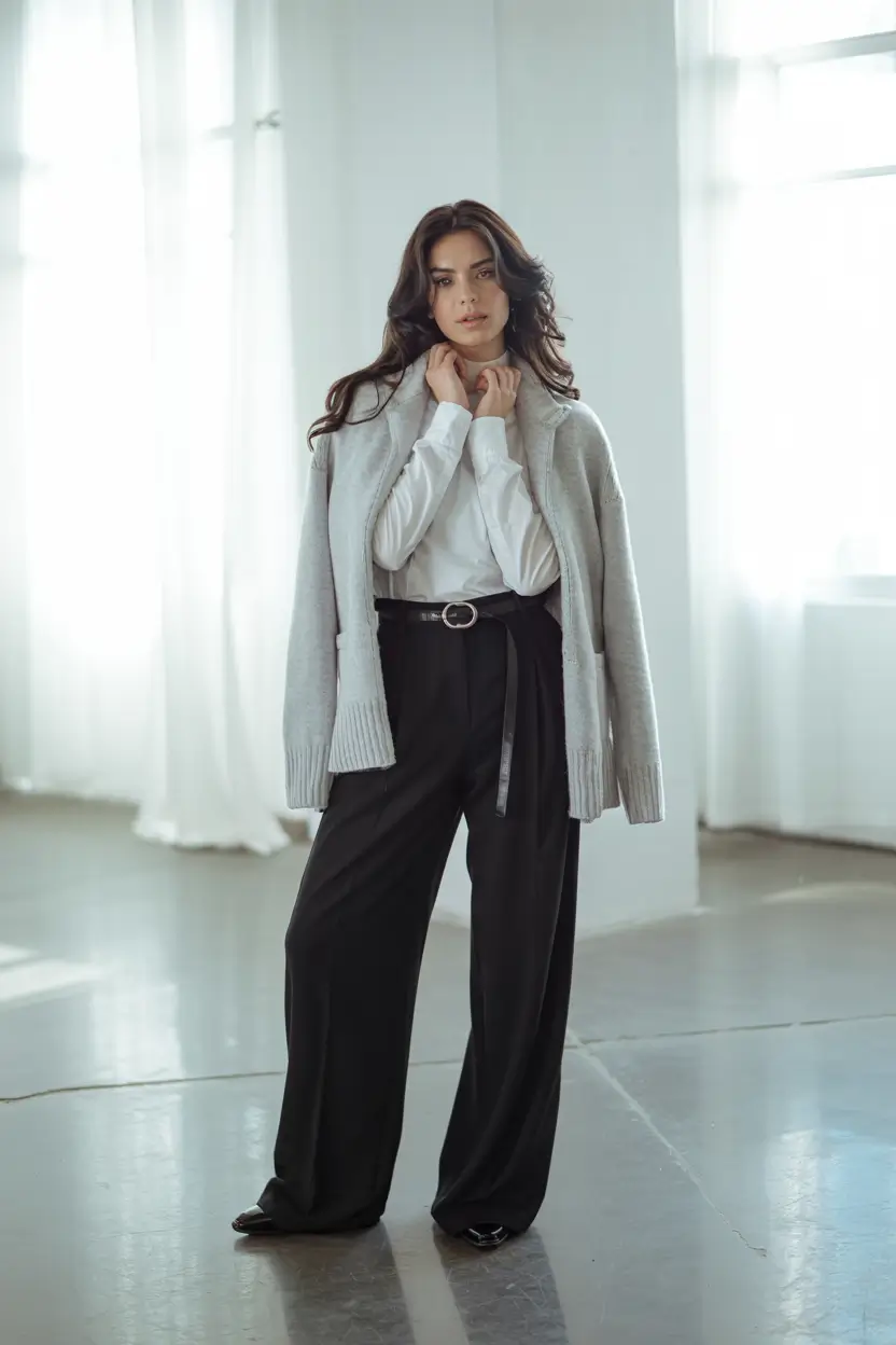 modest outfits winter Soft Layers and Effortless Elegance