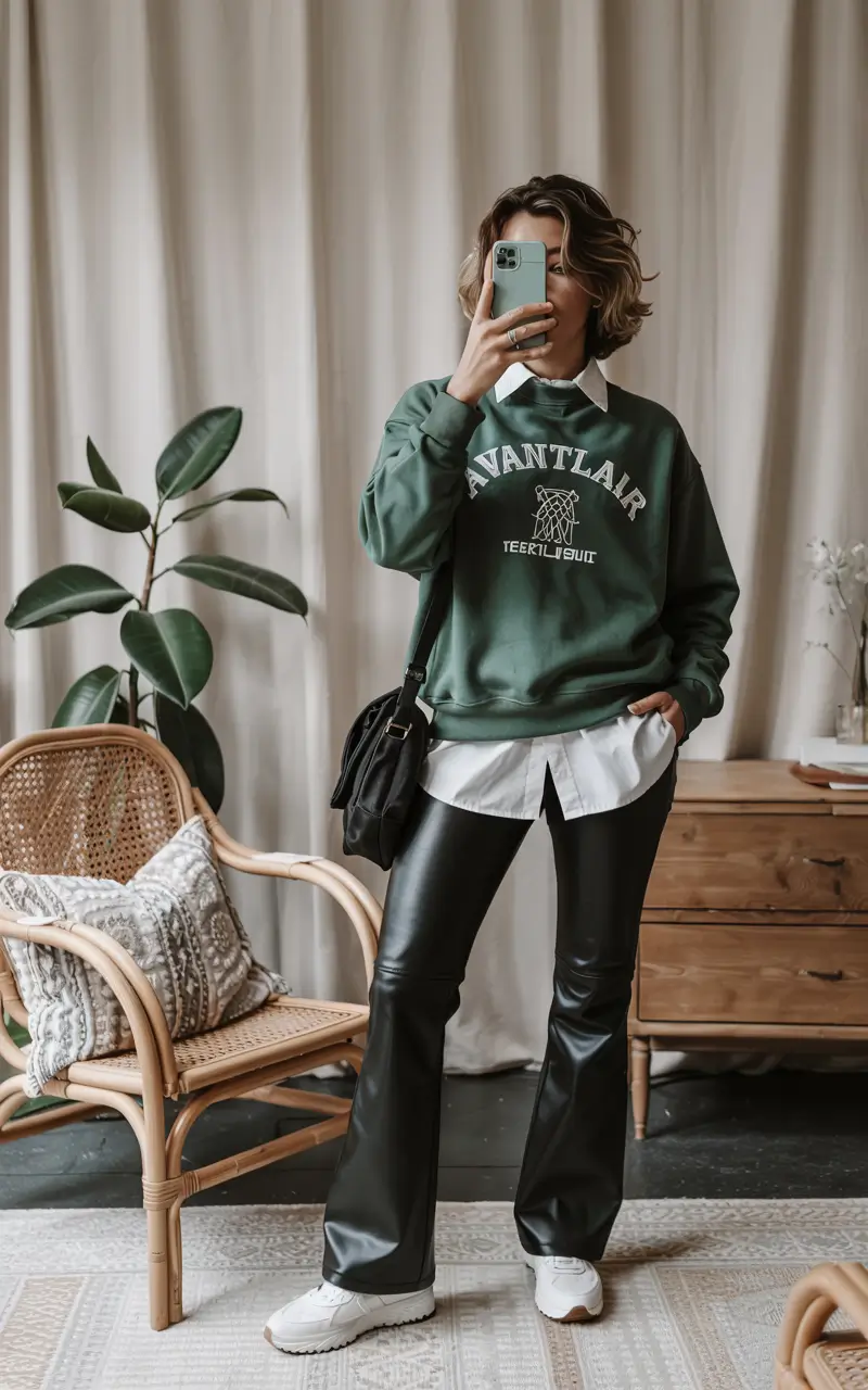 modest outfits casual Layered Street Preppy