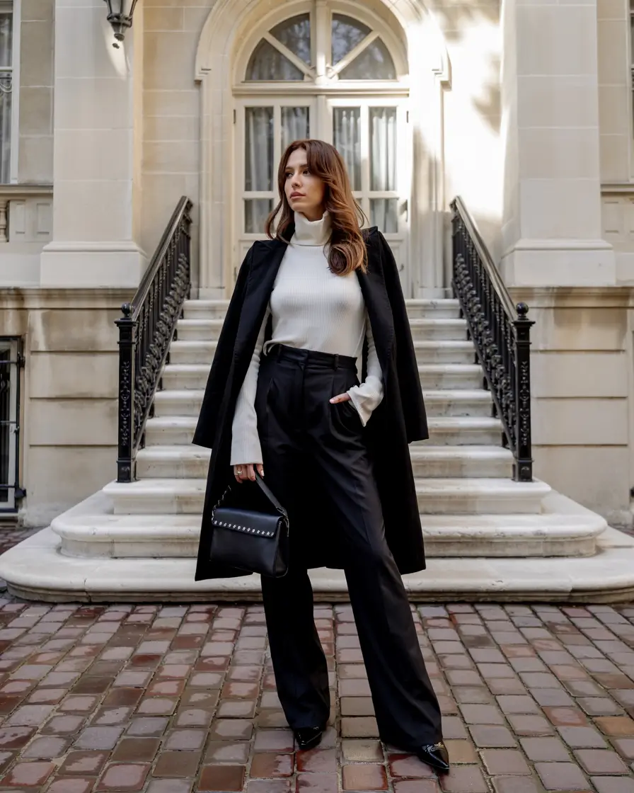 modest outfits for women 2026 Monochrome Confidence