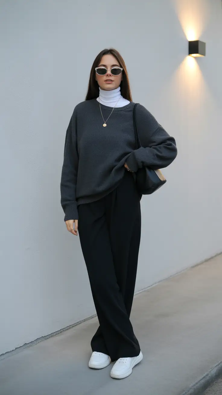 New York street style 2026 Refined Winter Minimalism