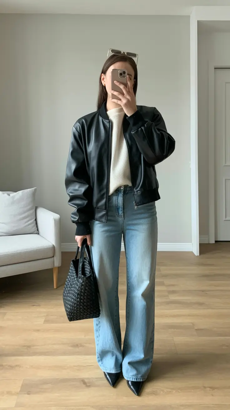 New York street style 2026 Soft Leather Balance