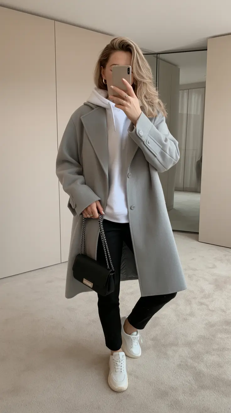 new york outfits winter cold weather Neutral Layers with Street Sophistication