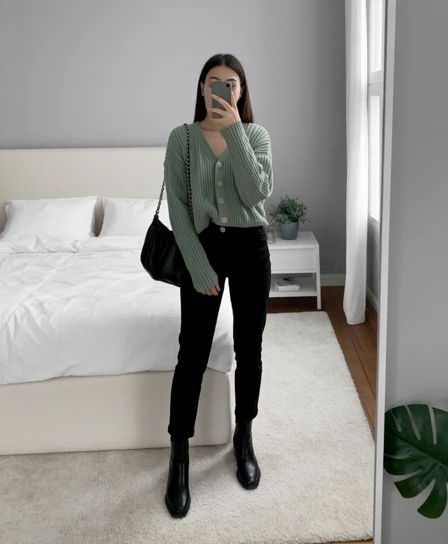 office outfits women soft green for effortless cool