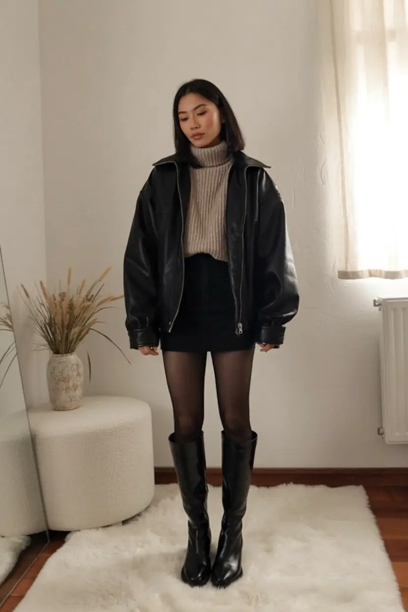 office outfits women winter Modern Classic with a Rebel Twist