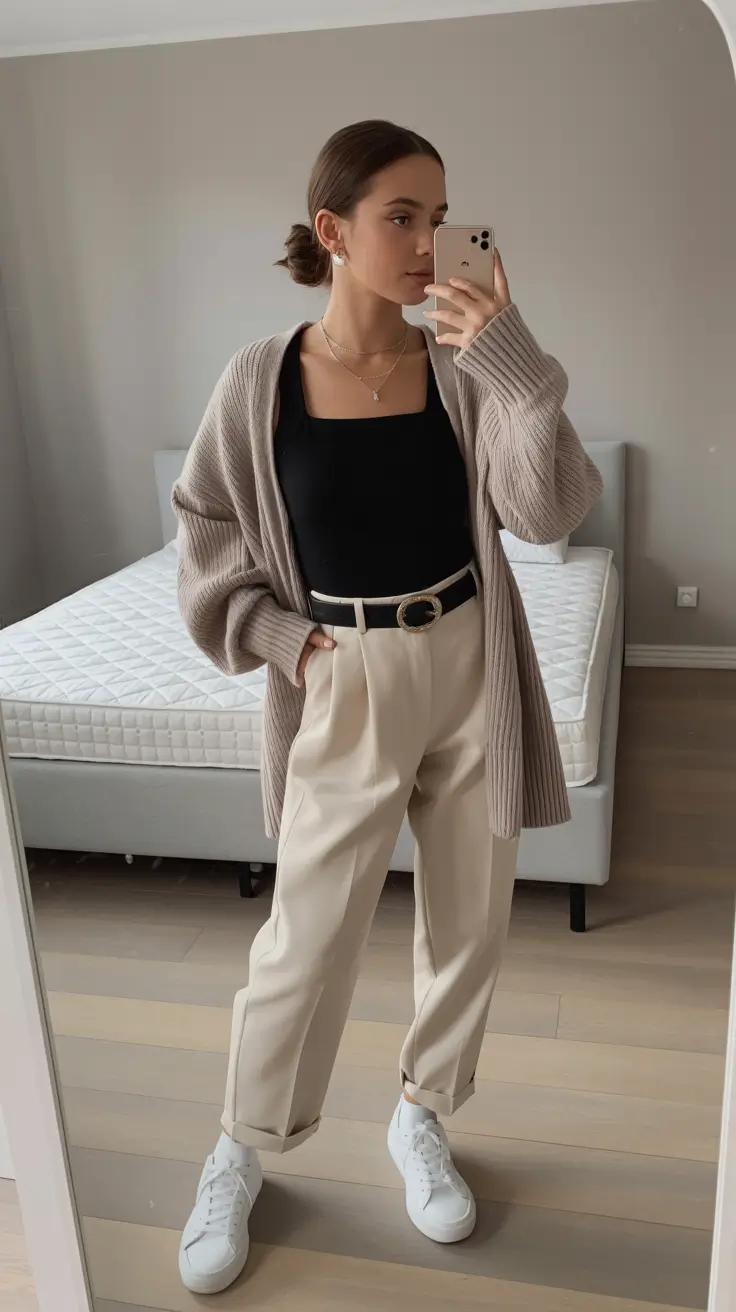 office outfits women 2026 Soft Neutrals and Relaxed Power