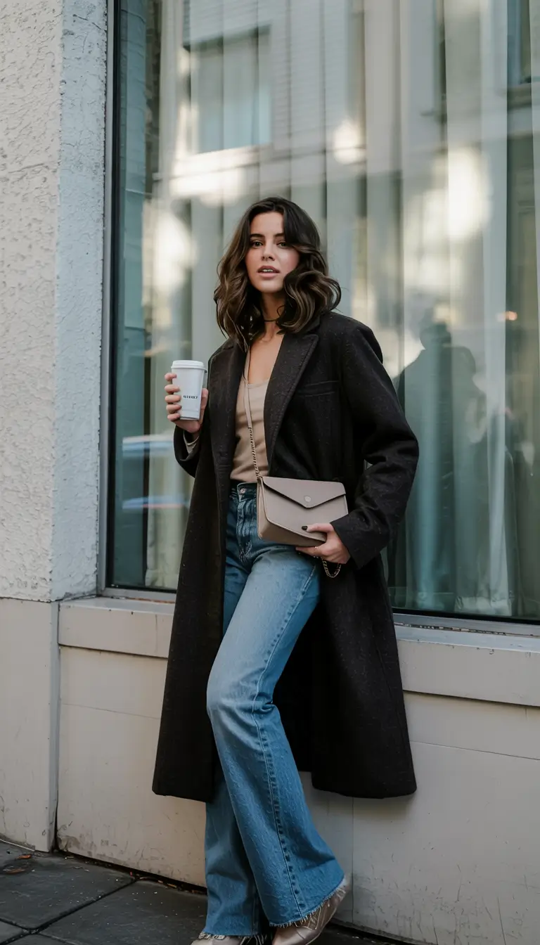 old money outfits winter Modern Heritage with a Touch of Denim