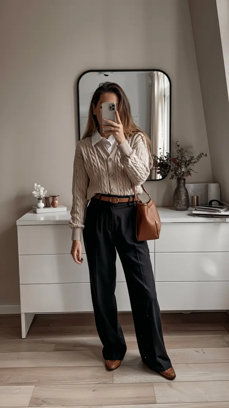 old money outfits autumn Preppy Knits and Classic Tailoring