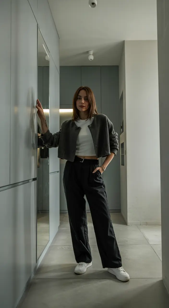 old money outfits girl Modern Minimalism with a Sporty Twist