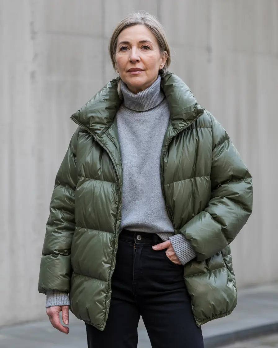 Outfit ideas for women over 50 in 2026 - Chic Warmth with a Sporty Edge