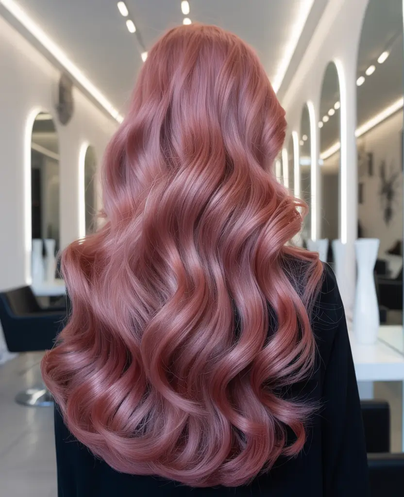 pink hair color 2026 blush waves